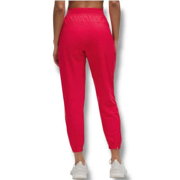 NWT LULULEMON Adapted State Perforated HR Jogger - Red Glow Size 14 - Picture 14 of 15